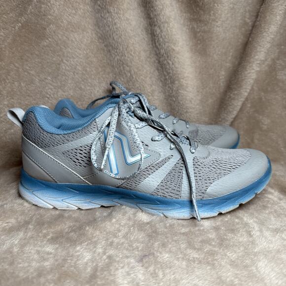 Vionic Women's‎ US 9 Miles Active Sneakers Grey Blue Lace Up Running Shoes EU 40 - Picture 1 of 8